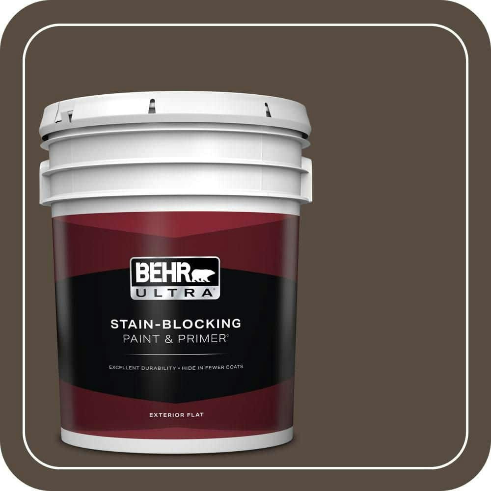Behr #MQ2-39 Rare Wood 5-Gallon Flat Exterior Paint and Primer: $273 Behr #MQ2-39 Rare Wood 5-Gallon Flat Exterior Paint and Primer: $273