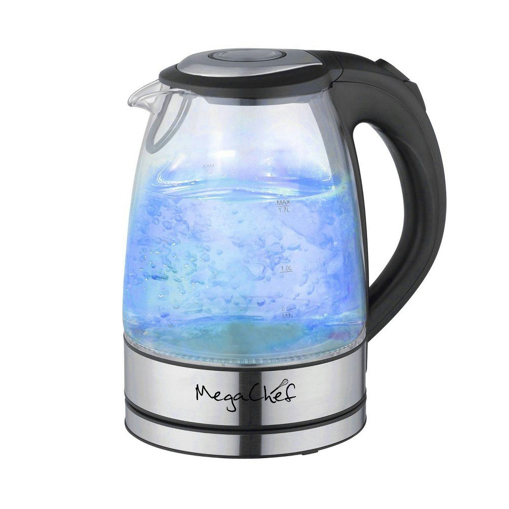 MegaChef 1.7L Glass Electric Tea Kettle: $18.79 MegaChef 1.7L Glass Electric Tea Kettle: $18.79