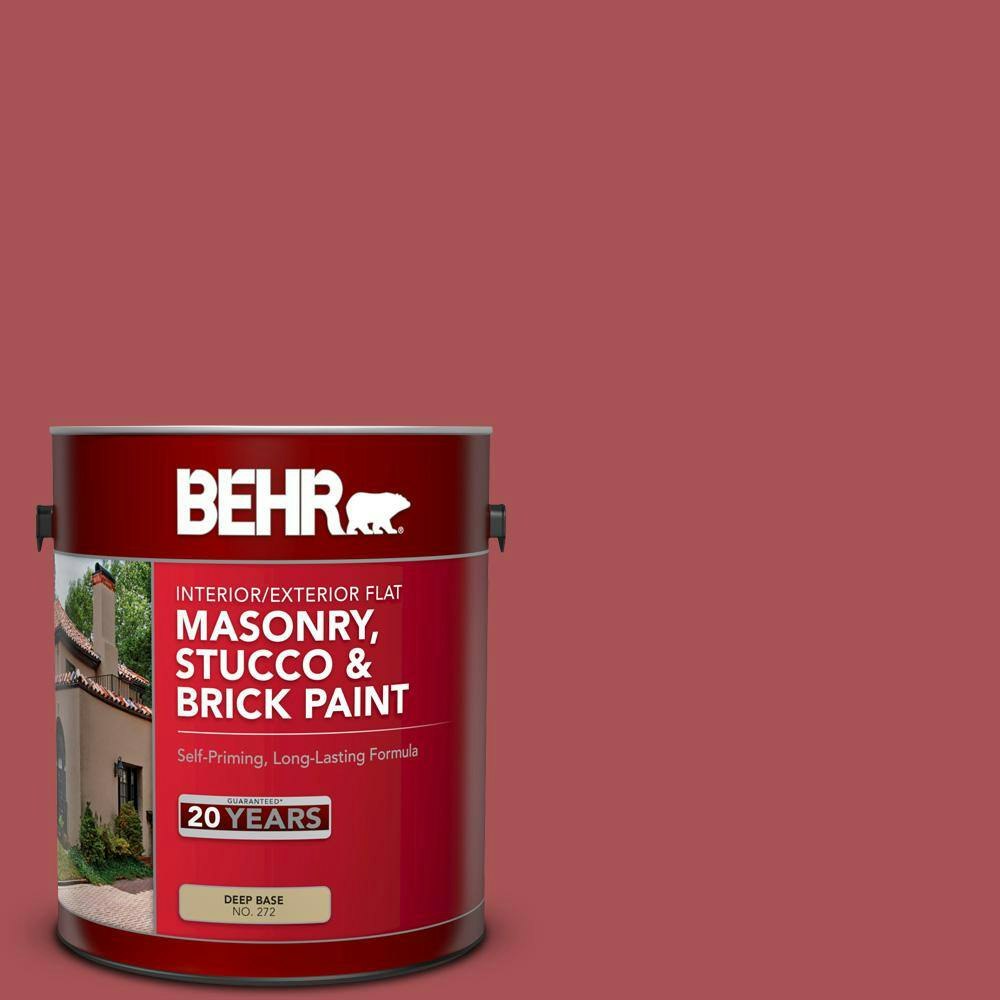 Behr 1-Gallon Lingonberry Punch Flat Masonry, Stucco, and Brick Paint: $30.98 Behr 1-Gallon Lingonberry Punch Flat Masonry, Stucco, and Brick Paint: $30.98
