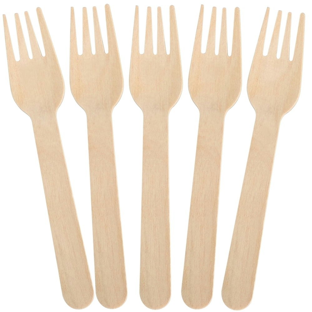 LotFancy 6.2-Inch Disposable Wooden Forks 100-Pack: $7.99 LotFancy 6.2-Inch Disposable Wooden Forks 100-Pack: $7.99