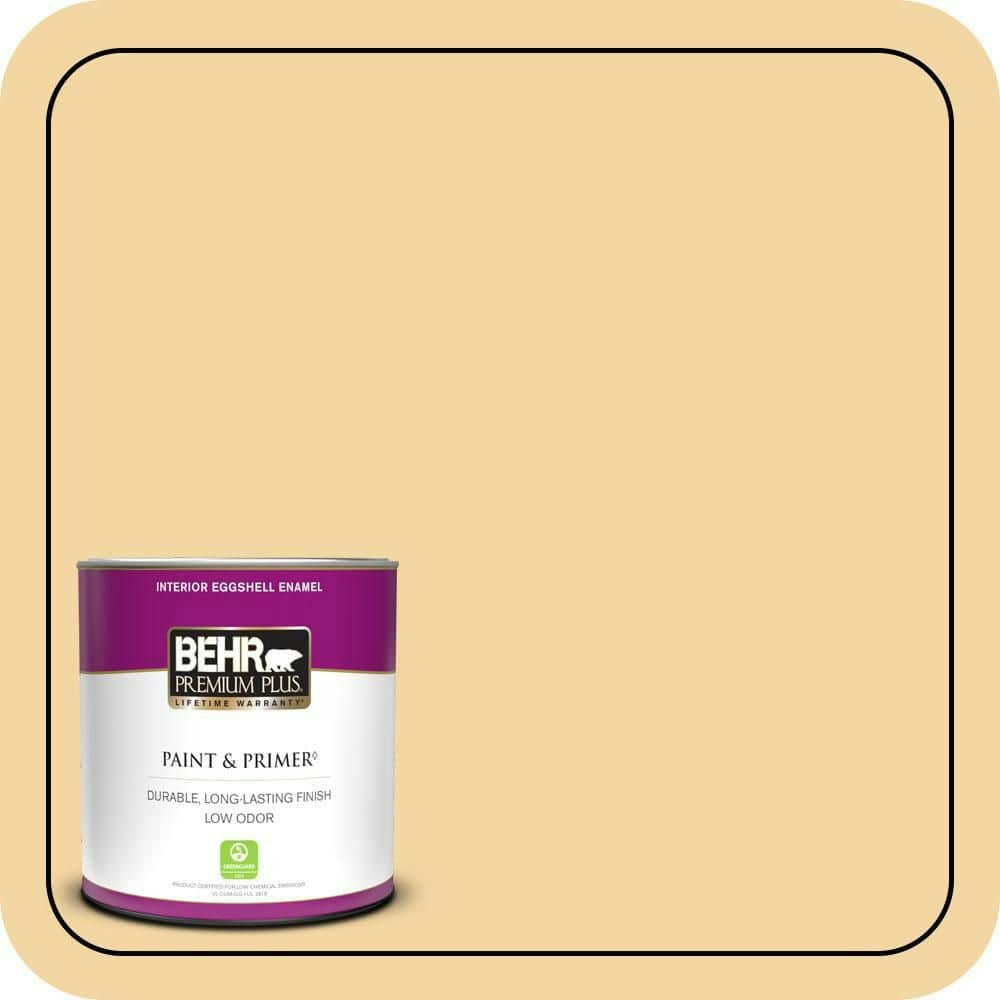Behr Pismo Dunes Eggshell Enamel Interior Paint & Primer 1-Quart: $18.48 Behr Pismo Dunes Eggshell Enamel Interior Paint & Primer 1-Quart: $18.48