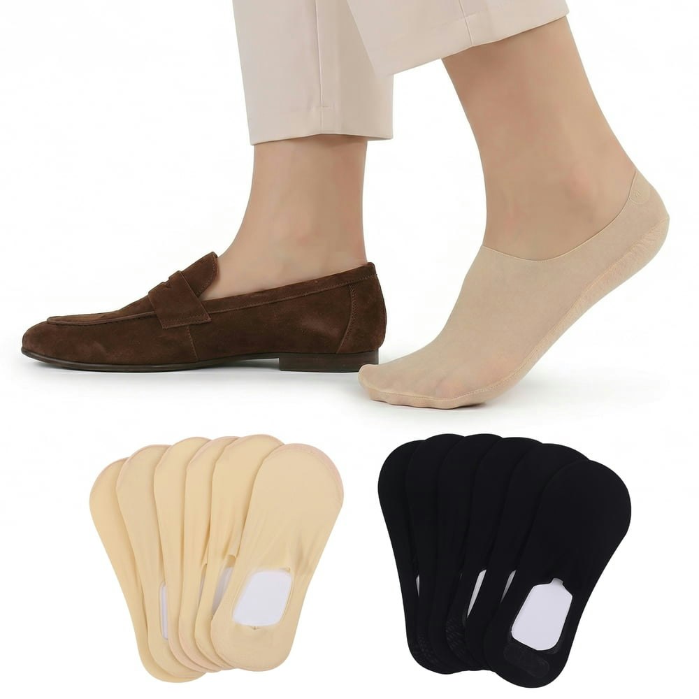 Bocaoying Women's No-Show Ice Silk Socks 12-Pack: $10 Bocaoying Women's No-Show Ice Silk Socks 12-Pack: $10