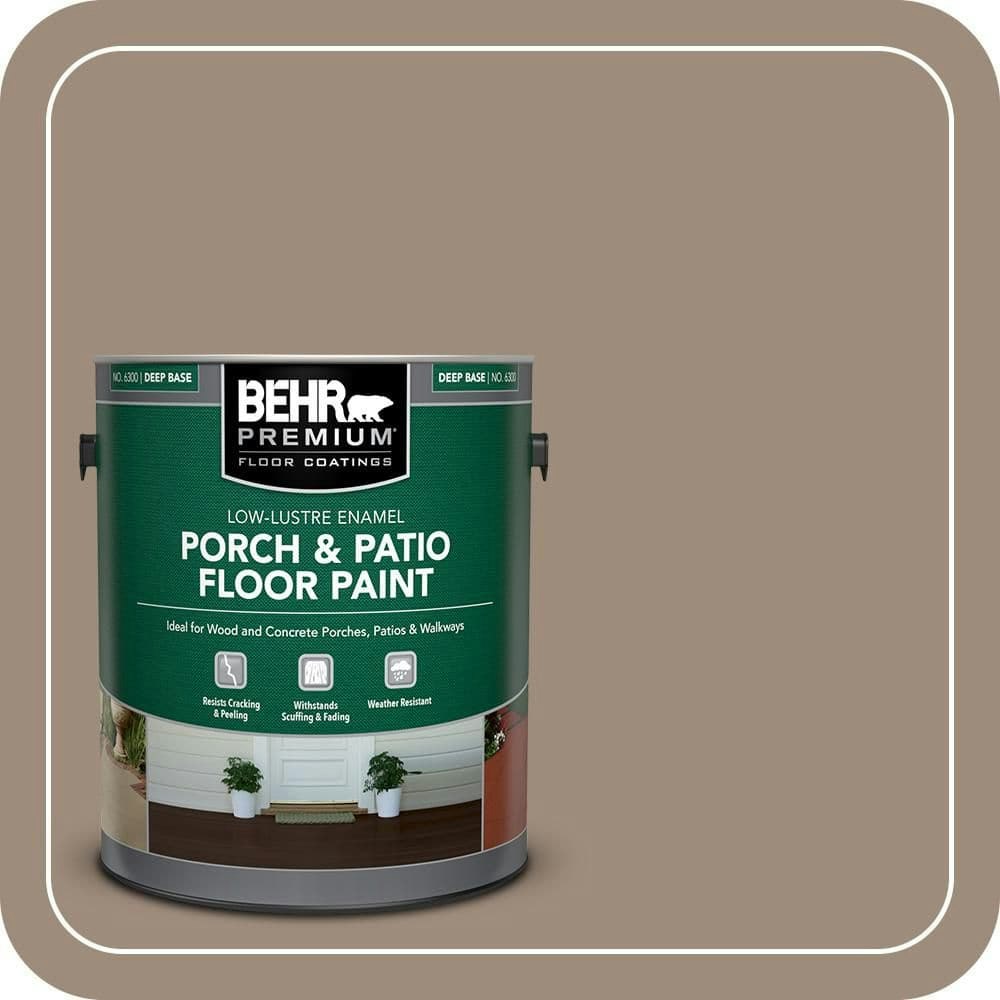 Smokey Tan Low-Lustre Enamel Porch and Patio Floor Paint 1-Gallon: $39.98 Smokey Tan Low-Lustre Enamel Porch and Patio Floor Paint 1-Gallon: $39.98