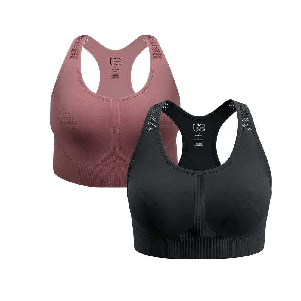 Under Control Women's Plus Size Seamless Racerback Sports Bra 2-Pack: $19.99 Under Control Women's Plus Size Seamless Racerback Sports Bra 2-Pack: $19.99