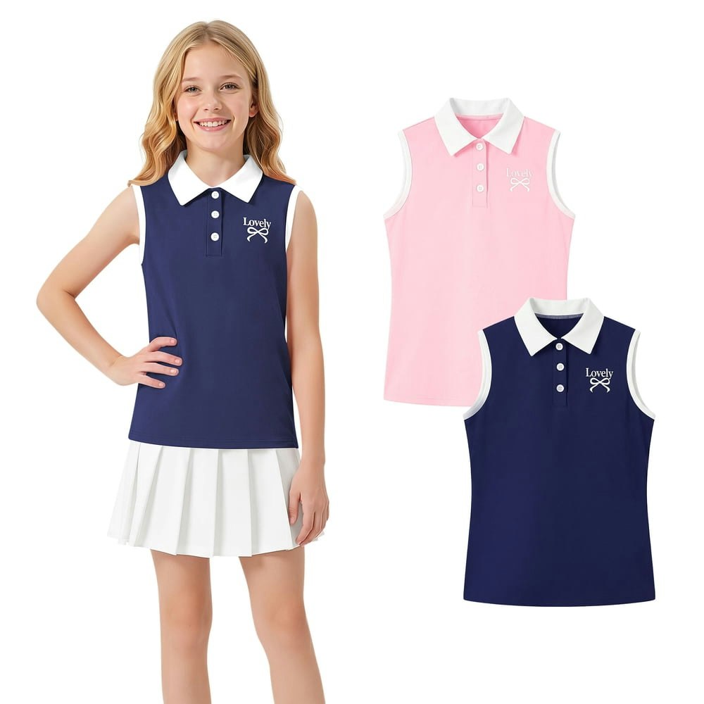 Actgleam Girls School Uniform Polo Shirt 2-Pack: $17.98 Actgleam Girls School Uniform Polo Shirt 2-Pack: $17.98