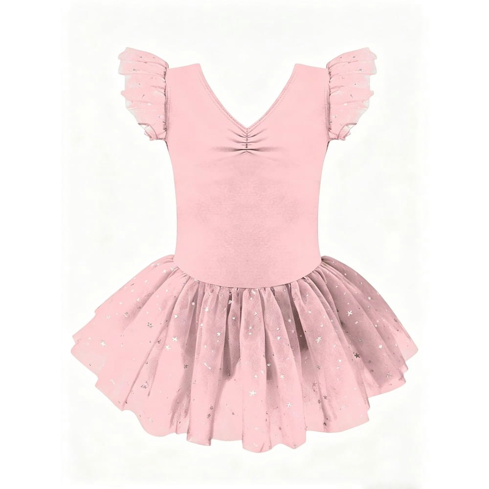 Aideaone Toddler Girls Ruffle Sleeve Tutu Dance Leotard: $10.99 Aideaone Toddler Girls Ruffle Sleeve Tutu Dance Leotard: $10.99