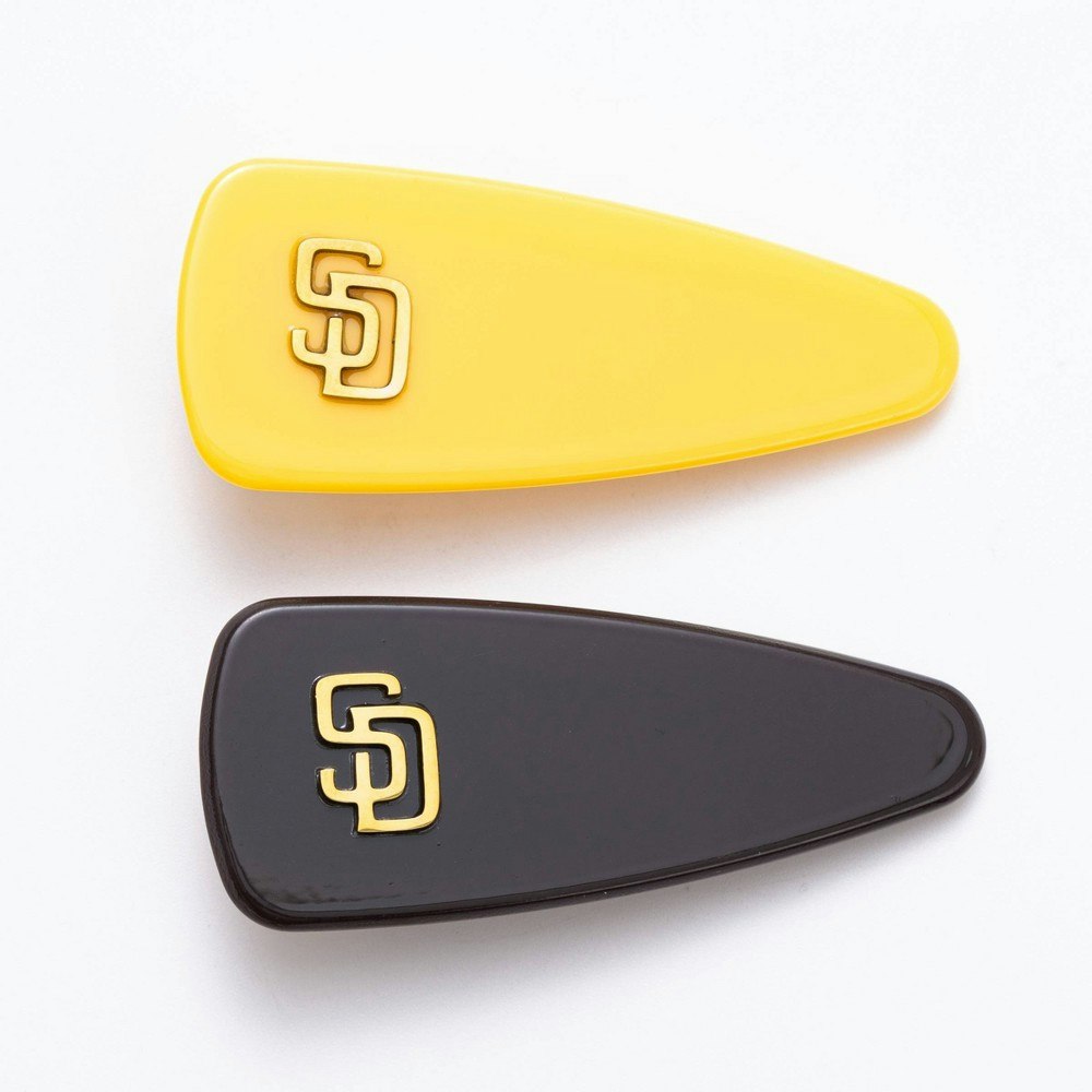 Bijoux Sport by Luv Aj San Diego Padres Mini Logo Hair Clip Set: $15 Bijoux Sport by Luv Aj San Diego Padres Mini Logo Hair Clip Set: $15