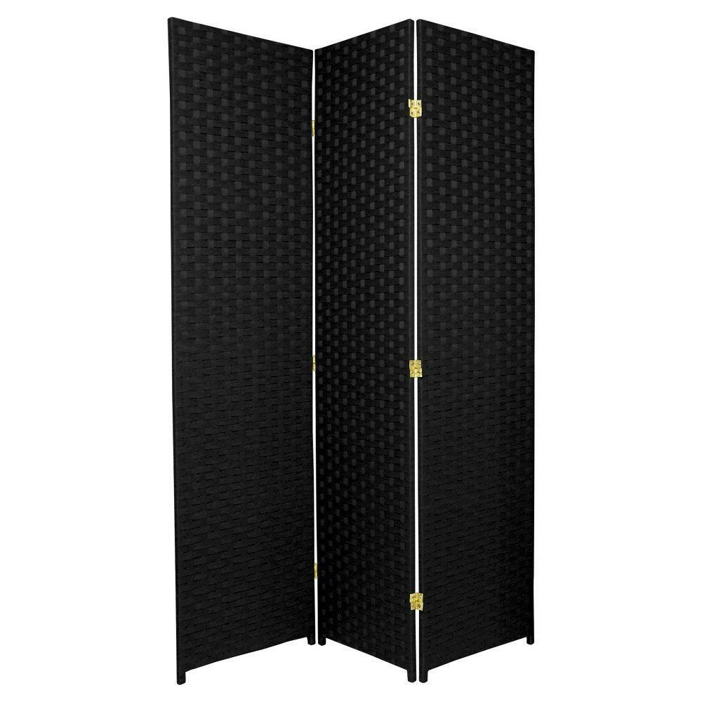 6-Foot 3-Panel Woven Fiber Room Divider: $121.99