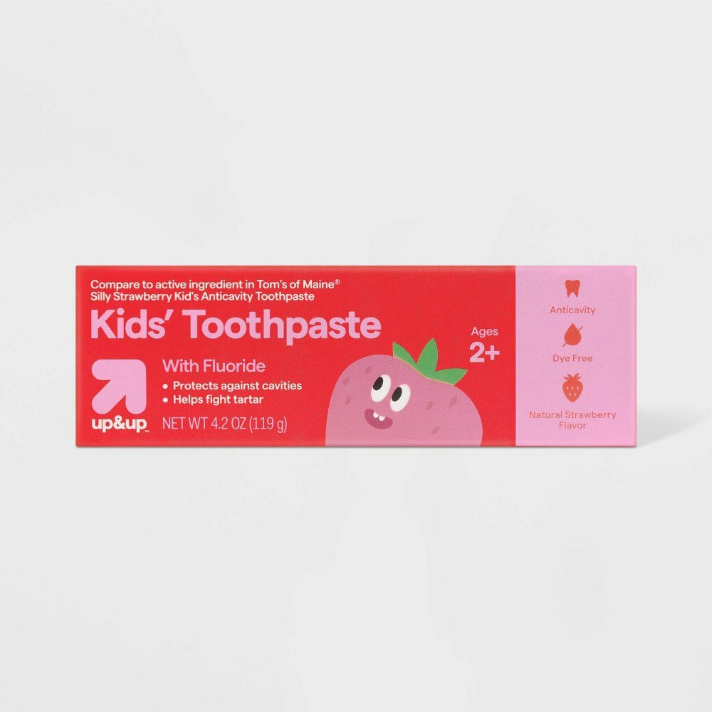 Up&up Kids Strawberry Fluoride Toothpaste 4.2-oz.: $3.29 Up&up Kids Strawberry Fluoride Toothpaste 4.2-oz.: $3.29