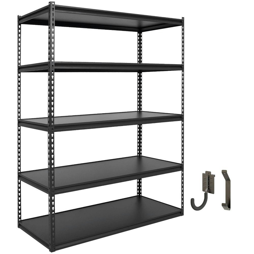 Atlas 5-Tier 48"x24"x72" 3,250lb Steel Boltless Shelving Unit: $189.99 Atlas 5-Tier 48"x24"x72" 3,250lb Steel Boltless Shelving Unit: $189.99