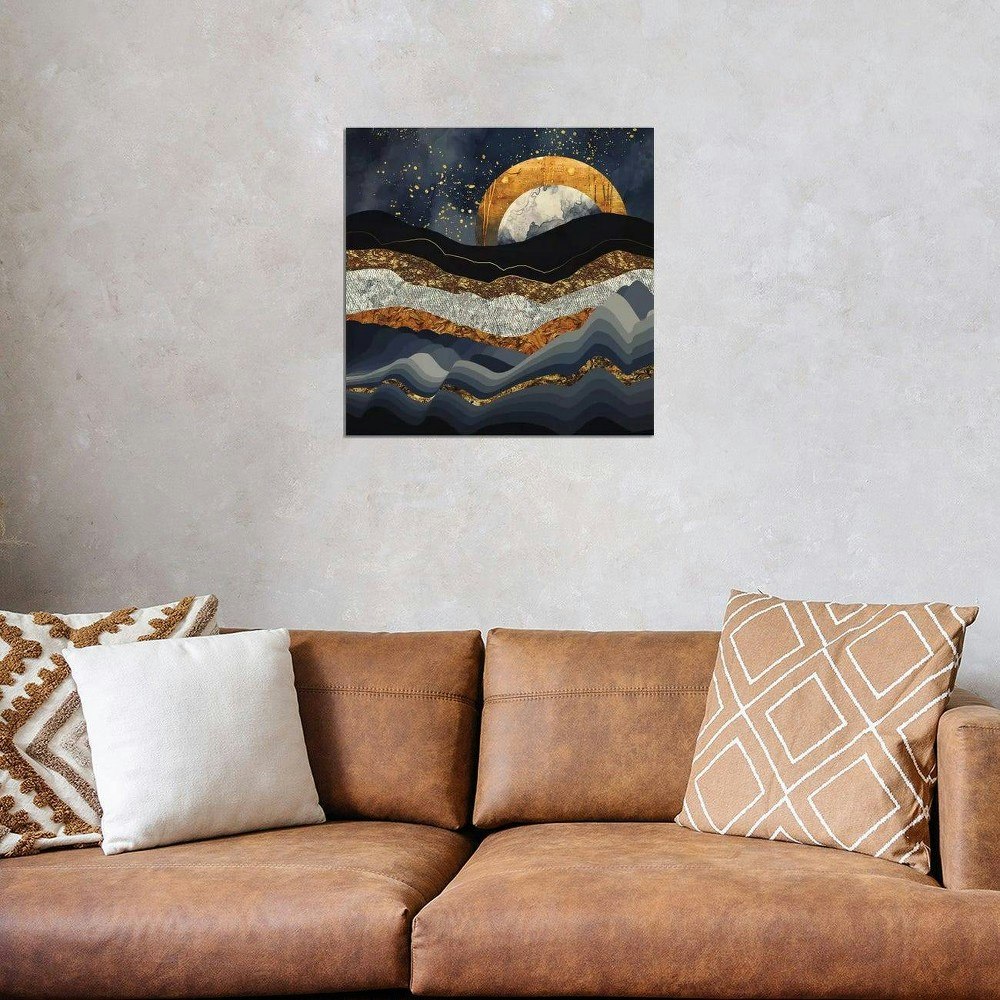 18"x18" Metallic Mountains Canvas Print: $49.99 18"x18" Metallic Mountains Canvas Print: $49.99