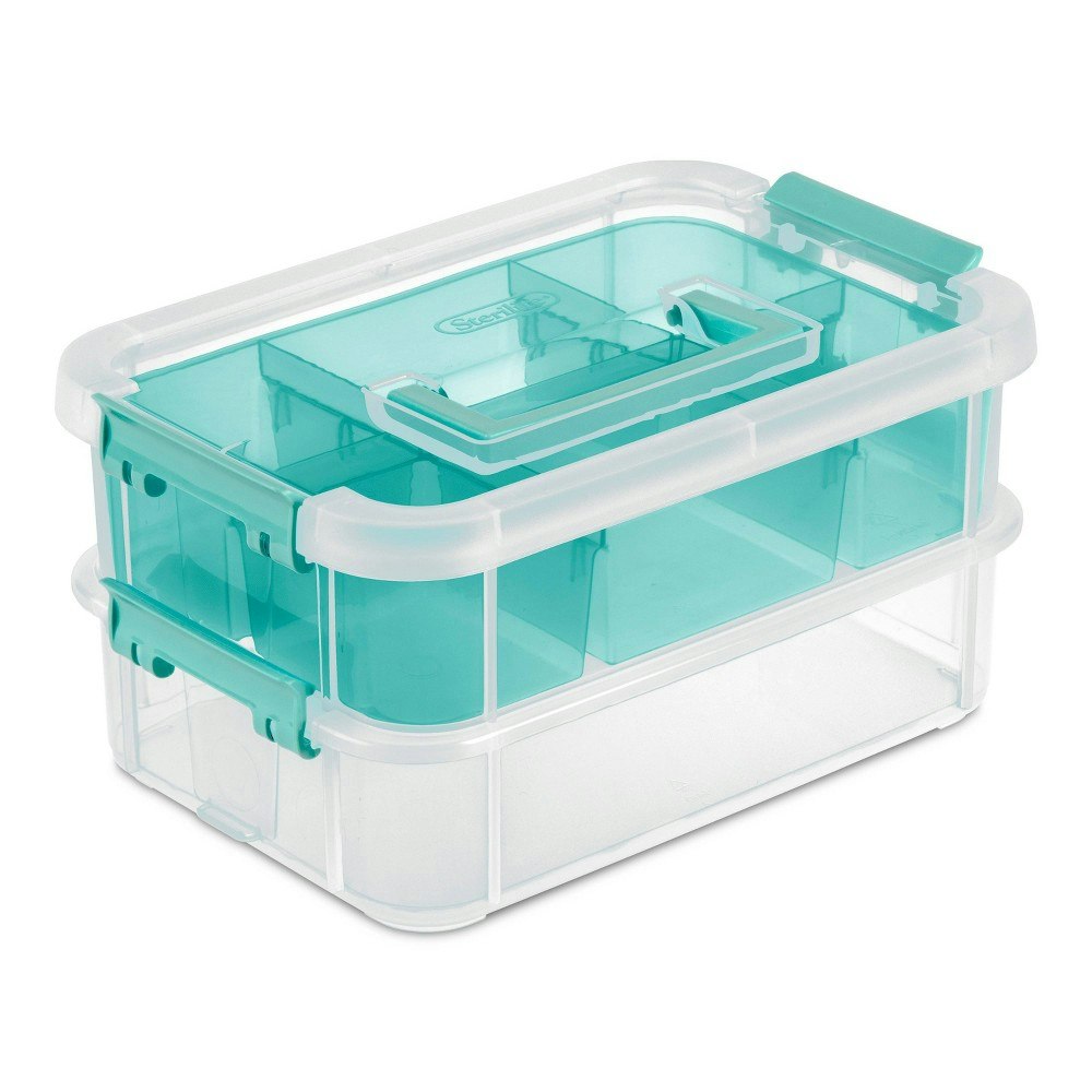 Sterilite Stack & Carry 2-Tray Organizer Box: $5.99 Sterilite Stack & Carry 2-Tray Organizer Box: $5.99