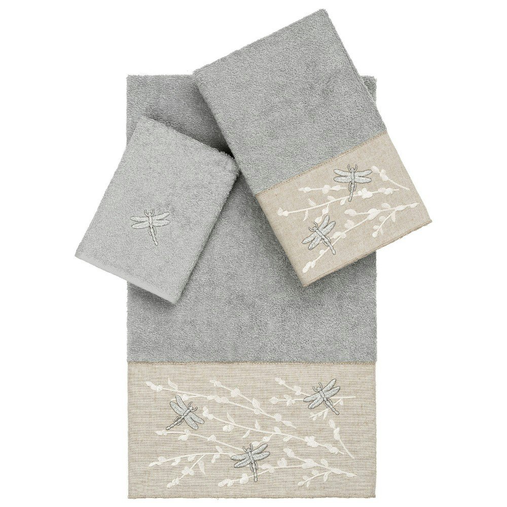 Linum Home Textiles Braelyn Embroidered Towel 3-Pack: $64.99 Linum Home Textiles Braelyn Embroidered Towel 3-Pack: $64.99