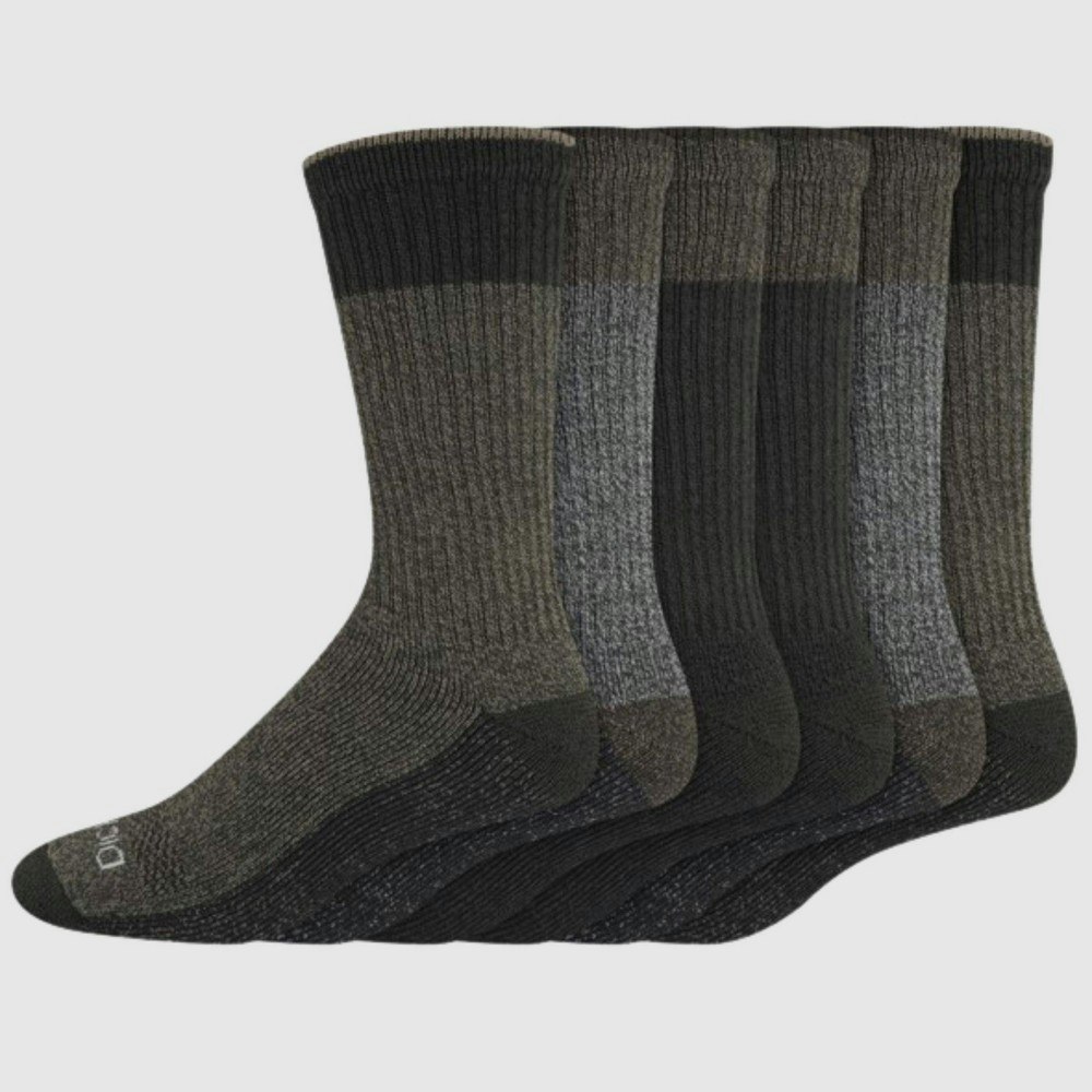 Dickies Men's Moisture Control Crew Socks 6-Pack: $8.30