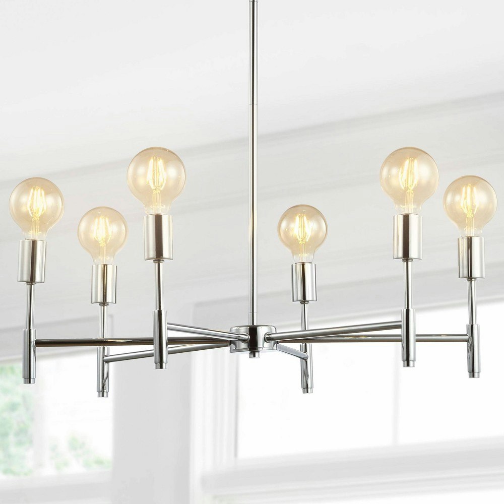 Jonathan Y 17.75-Inch Adjustable Metal Pendant Light: $110.99