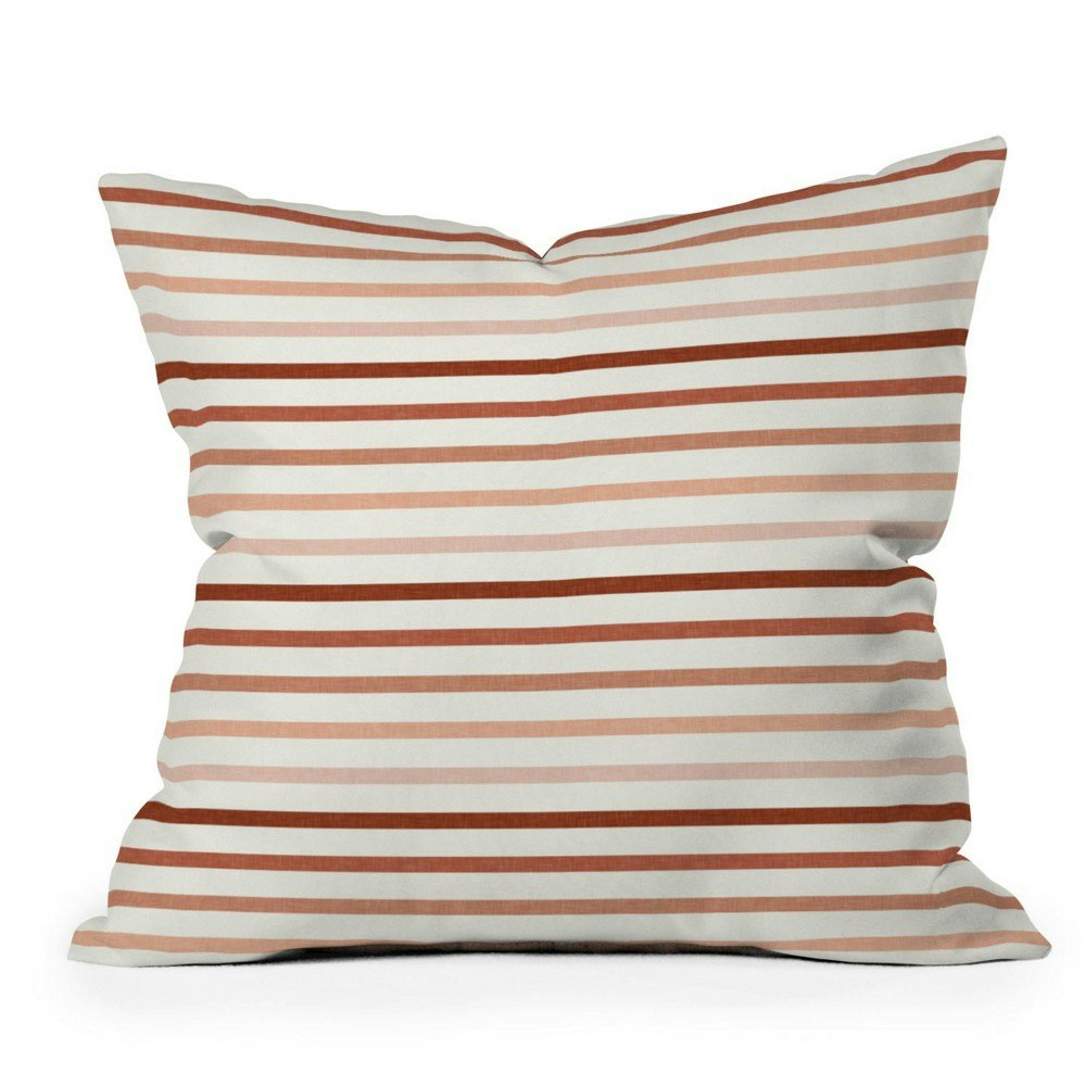 18" x 18" Little Arrow Design Co. Striped Outdoor Throw Pillow: $49.49 18" x 18" Little Arrow Design Co. Striped Outdoor Throw Pillow: $49.49