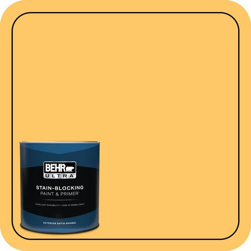 Daffodil Satin Enamel Exterior Paint and Primer 1-Quart: $29.98 Daffodil Satin Enamel Exterior Paint and Primer 1-Quart: $29.98