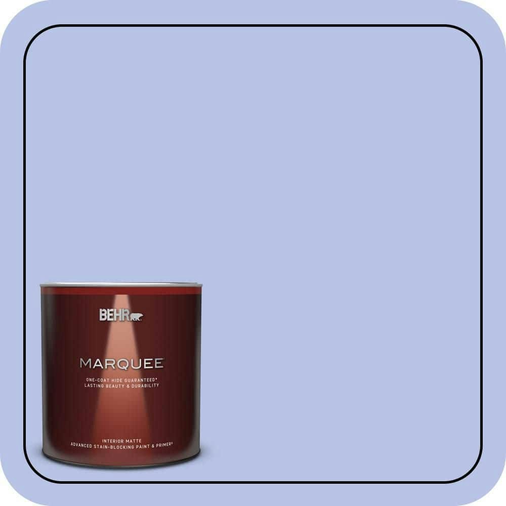Behr Premium Plus 1-Quart Canterbury Bells Matte Interior Paint and Primer: $26.98 Behr Premium Plus 1-Quart Canterbury Bells Matte Interior Paint and Primer: $26.98