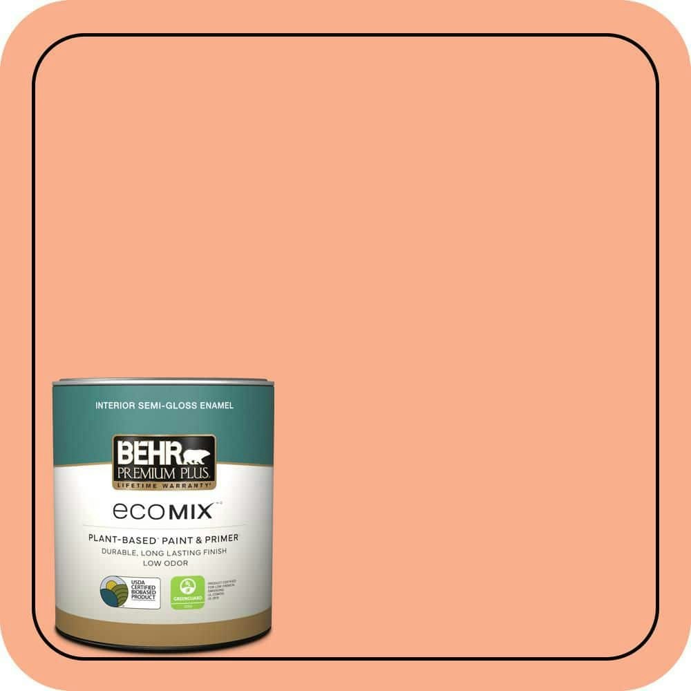 EcoMix Orange Grove Semi-Gloss Interior Paint and Primer 1-Quart: $22.48 EcoMix Orange Grove Semi-Gloss Interior Paint and Primer 1-Quart: $22.48