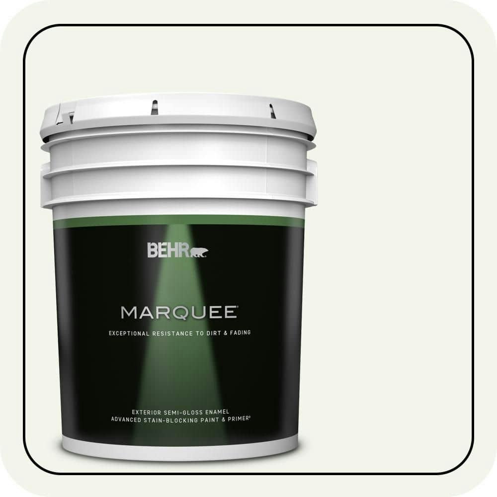 Polar Bear Semi-Gloss Exterior Paint and Primer 5-Gallon: $335