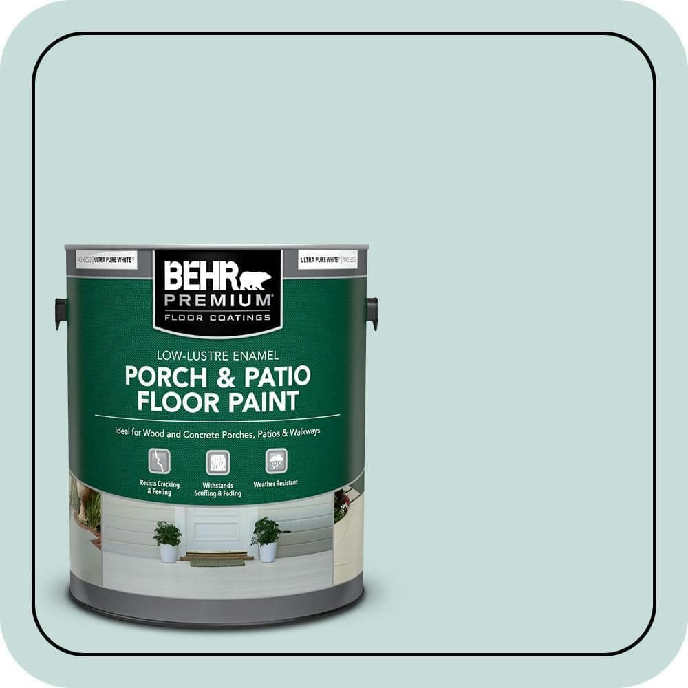 Behr Sunken Pool 1-Gallon Low-Lustre Porch and Patio Floor Paint: $39.98