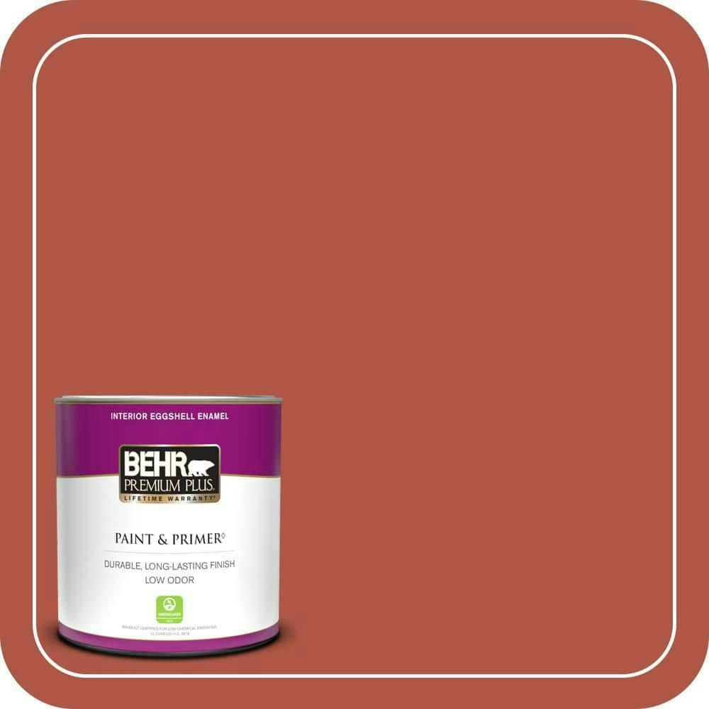 Behr Tibetan Orange Eggshell Interior Paint & Primer 1-Quart: $18.48 Behr Tibetan Orange Eggshell Interior Paint & Primer 1-Quart: $18.48