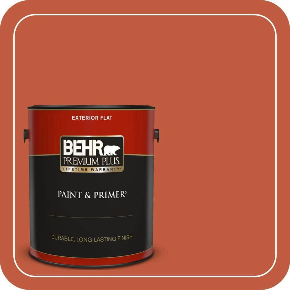 Behr Deep Fire Flat Exterior Paint and Primer 1-Gallon: $47.98 Behr Deep Fire Flat Exterior Paint and Primer 1-Gallon: $47.98