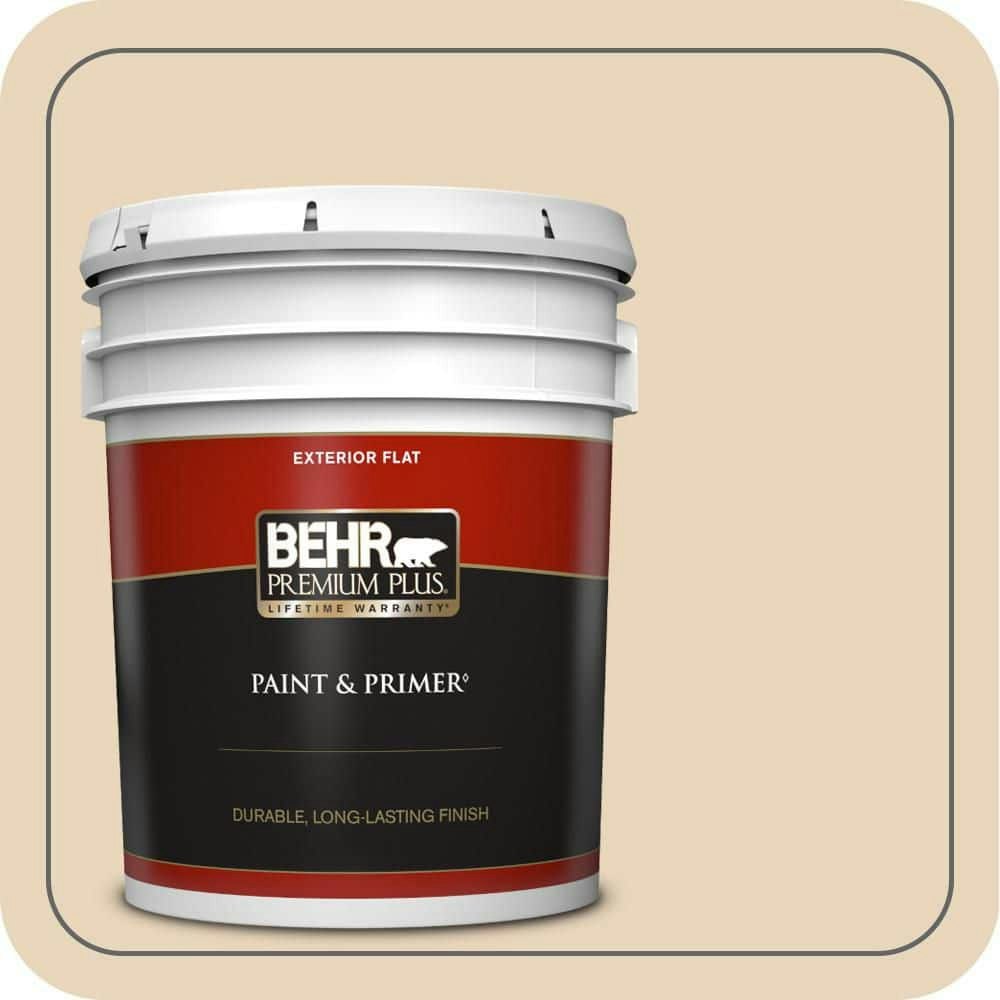 Roasted Almond Flat Exterior Paint and Primer 5-Gallon: $215 Roasted Almond Flat Exterior Paint and Primer 5-Gallon: $215