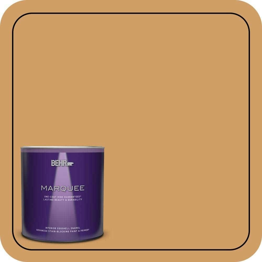 Behr Premium Plus 1-Quart Golden Aura Eggshell Interior Paint and Primer: $27.98