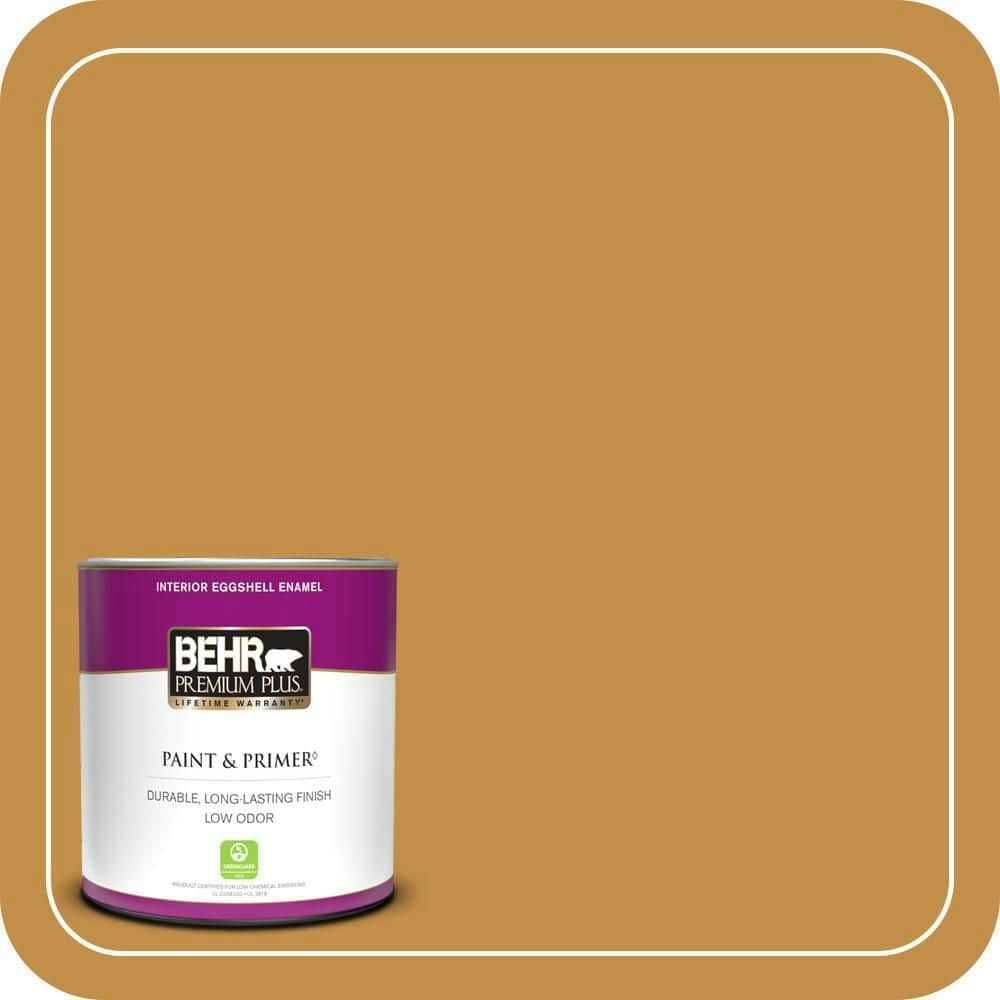 Light Copper Eggshell Enamel Interior Paint and Primer 1-Quart: $18.48