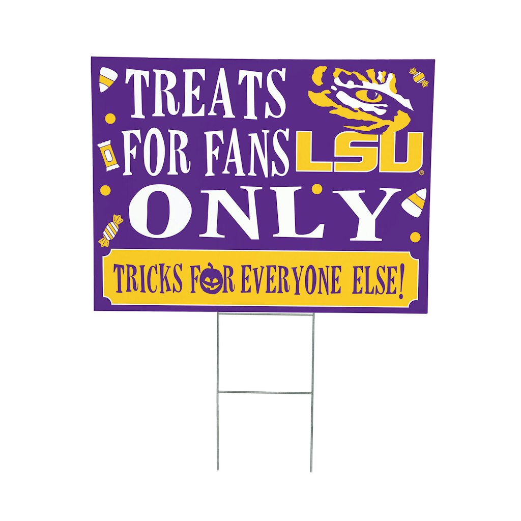 LSU Tigers 18" x 24" Halloween Yard Sign: $34.99 LSU Tigers 18" x 24" Halloween Yard Sign: $34.99
