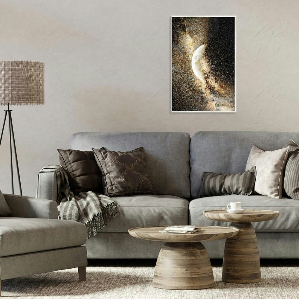 Gemma Bardot Starry Nebula Crescent Moon 19" x 13" Abstract Art Print: $22.49 Gemma Bardot Starry Nebula Crescent Moon 19" x 13" Abstract Art Print: $22.49