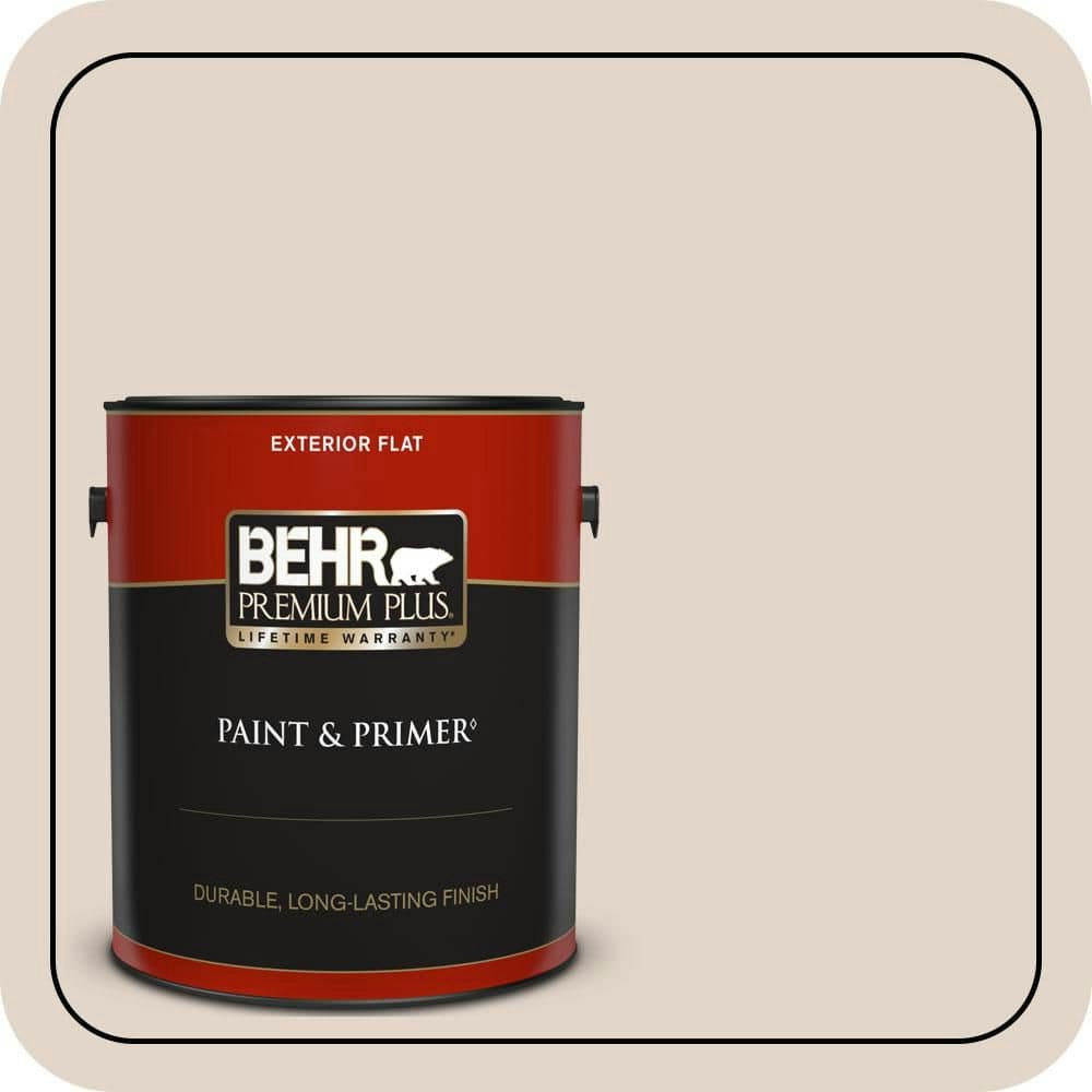 Behr Premium Plus Sheer Scarf Flat Exterior Paint and Primer 1-Gallon: $47.98
