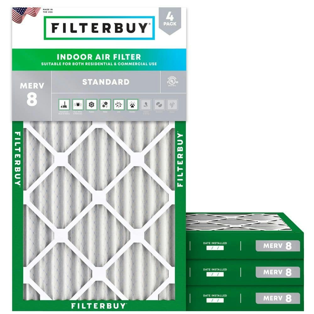 10x20x2-Inch MERV 8 Pleated HVAC Air Filter 4-Pack: $57.96 10x20x2-Inch MERV 8 Pleated HVAC Air Filter 4-Pack: $57.96