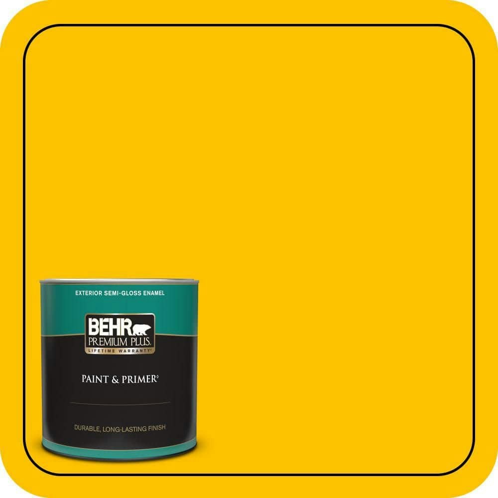 Center Stage Semi-Gloss Enamel Exterior Paint & Primer 1-Quart: $25.98