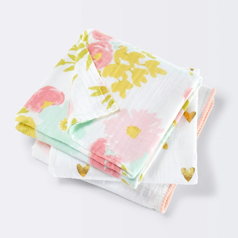 Flora Muslin Swaddle Blankets 3-Pack: $19.99 Flora Muslin Swaddle Blankets 3-Pack: $19.99