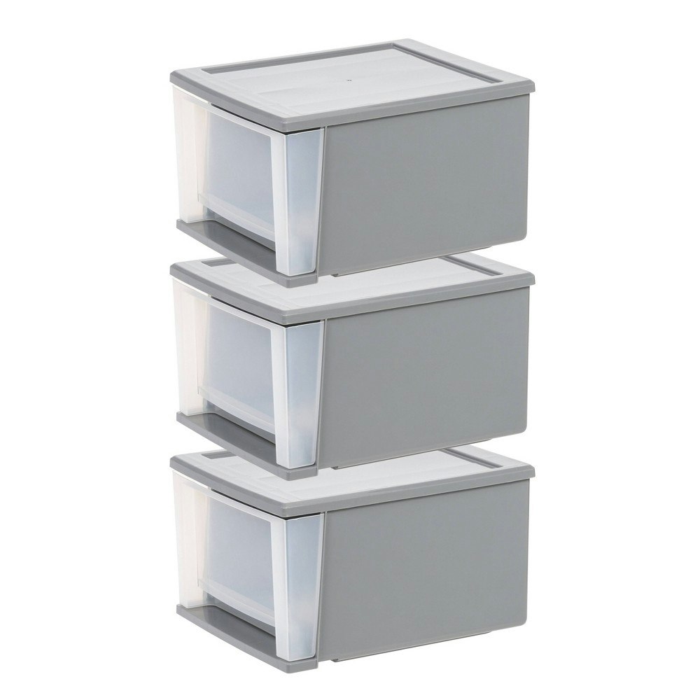 Iris 17.5-Quart Stacking Drawer 3-Pack: $29.99 Iris 17.5-Quart Stacking Drawer 3-Pack: $29.99