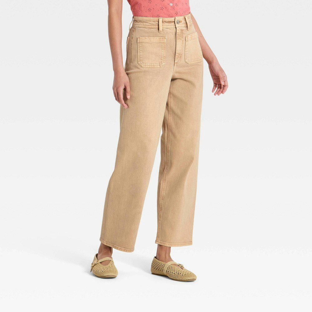 Universal Thread Women's Highest-Rise Sailor Straight Jeans: $35 Universal Thread Women's Highest-Rise Sailor Straight Jeans: $35