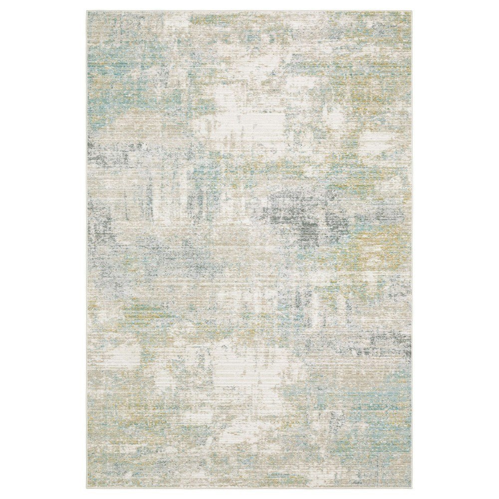 Captiv8e Designs 5'3"x7'6" Clara Textural Distressed Abstract Area Rug: $139.99