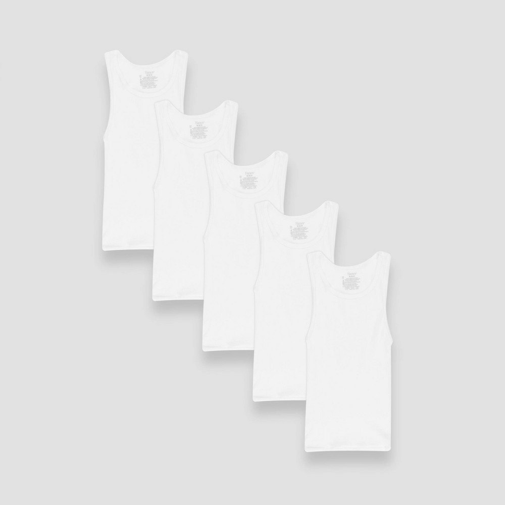 Hanes Boys' Ribbed Tank 5-Pack: $8.99 Hanes Boys' Ribbed Tank 5-Pack: $8.99