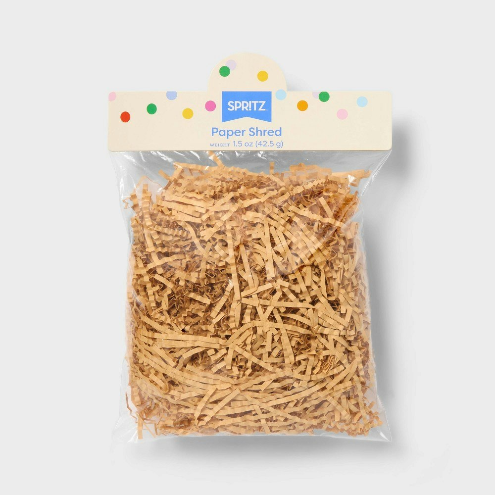 Spritz 1.5-oz. Kraft Paper Shred Filler: $2 Spritz 1.5-oz. Kraft Paper Shred Filler: $2