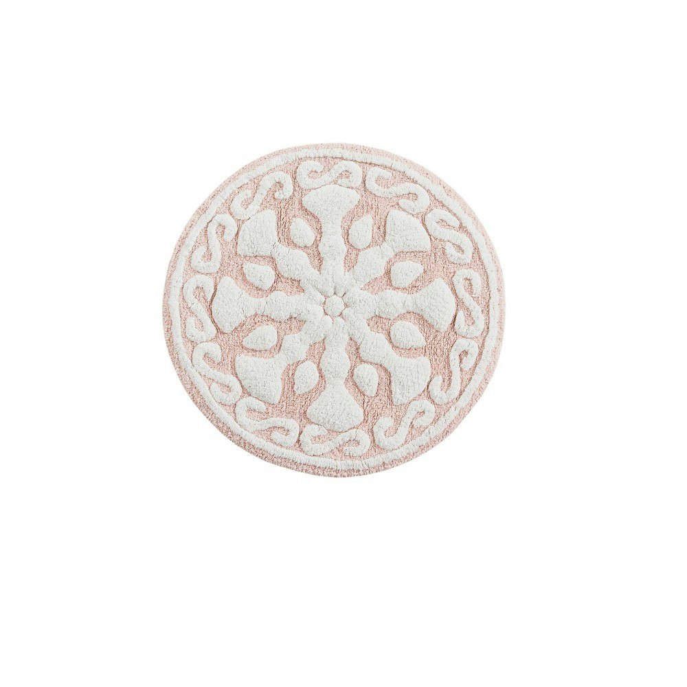 Madison Park 25" x 25" Tunisia Medallion Cotton Tufted Bath Rug: $21.49