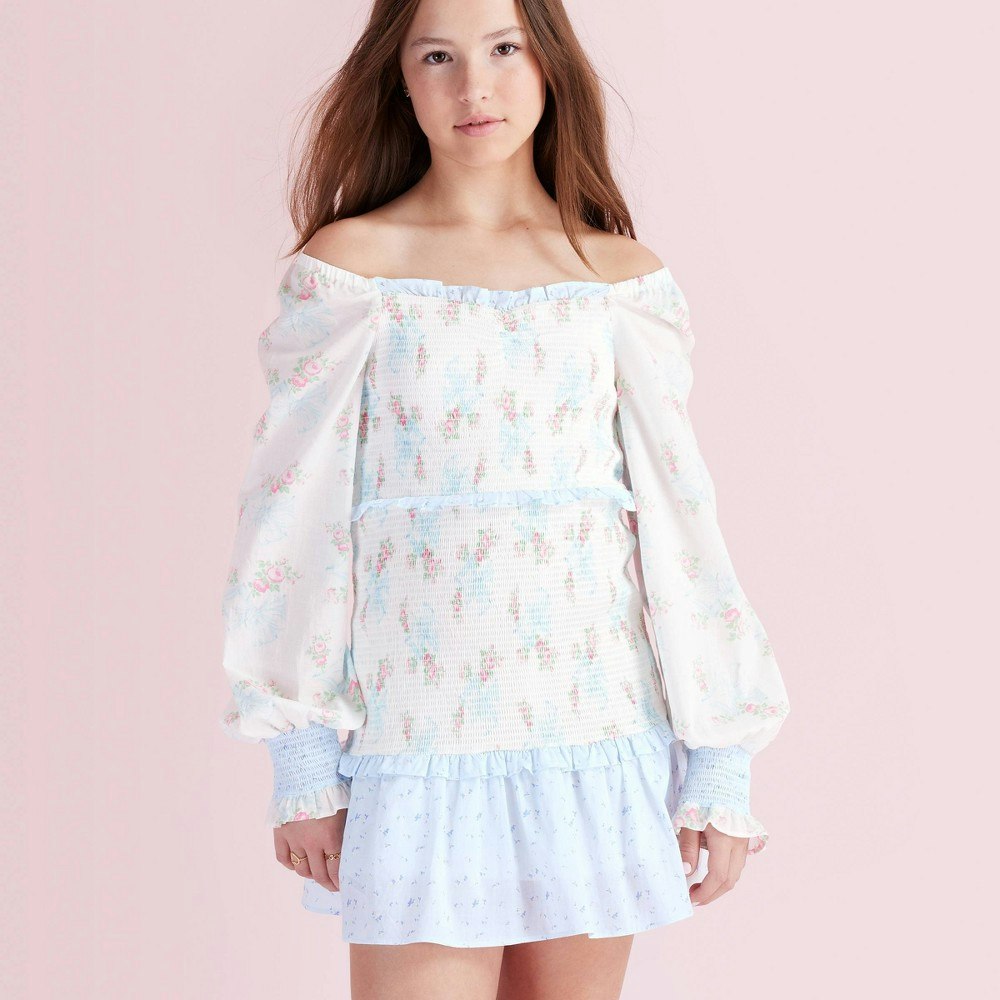 LoveShackFancy x Target Girls' Juliet Ribbon Floral Smocked Dress: $35 LoveShackFancy x Target Girls' Juliet Ribbon Floral Smocked Dress: $35