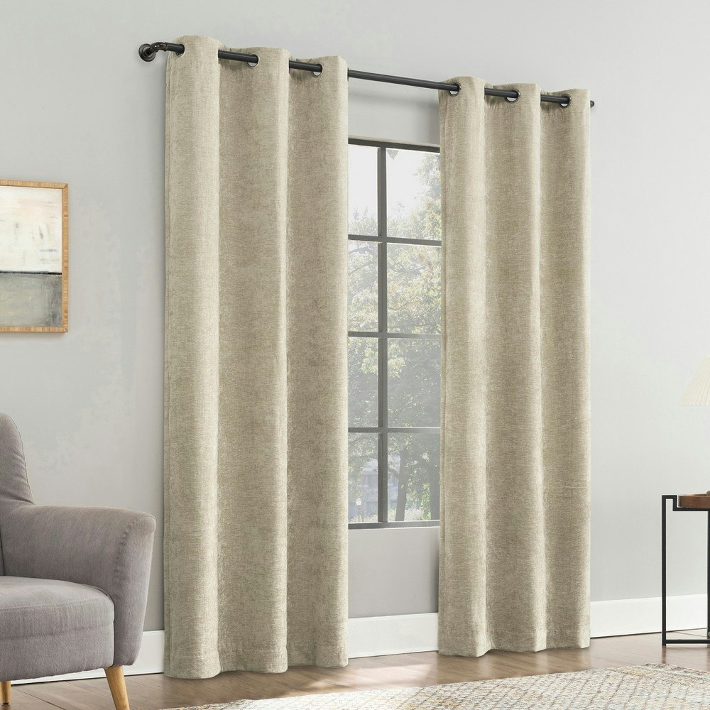 Sun Zero Isidora 40"x96" Velvet Blackout Grommet Curtain Panel: $26.99 Sun Zero Isidora 40"x96" Velvet Blackout Grommet Curtain Panel: $26.99