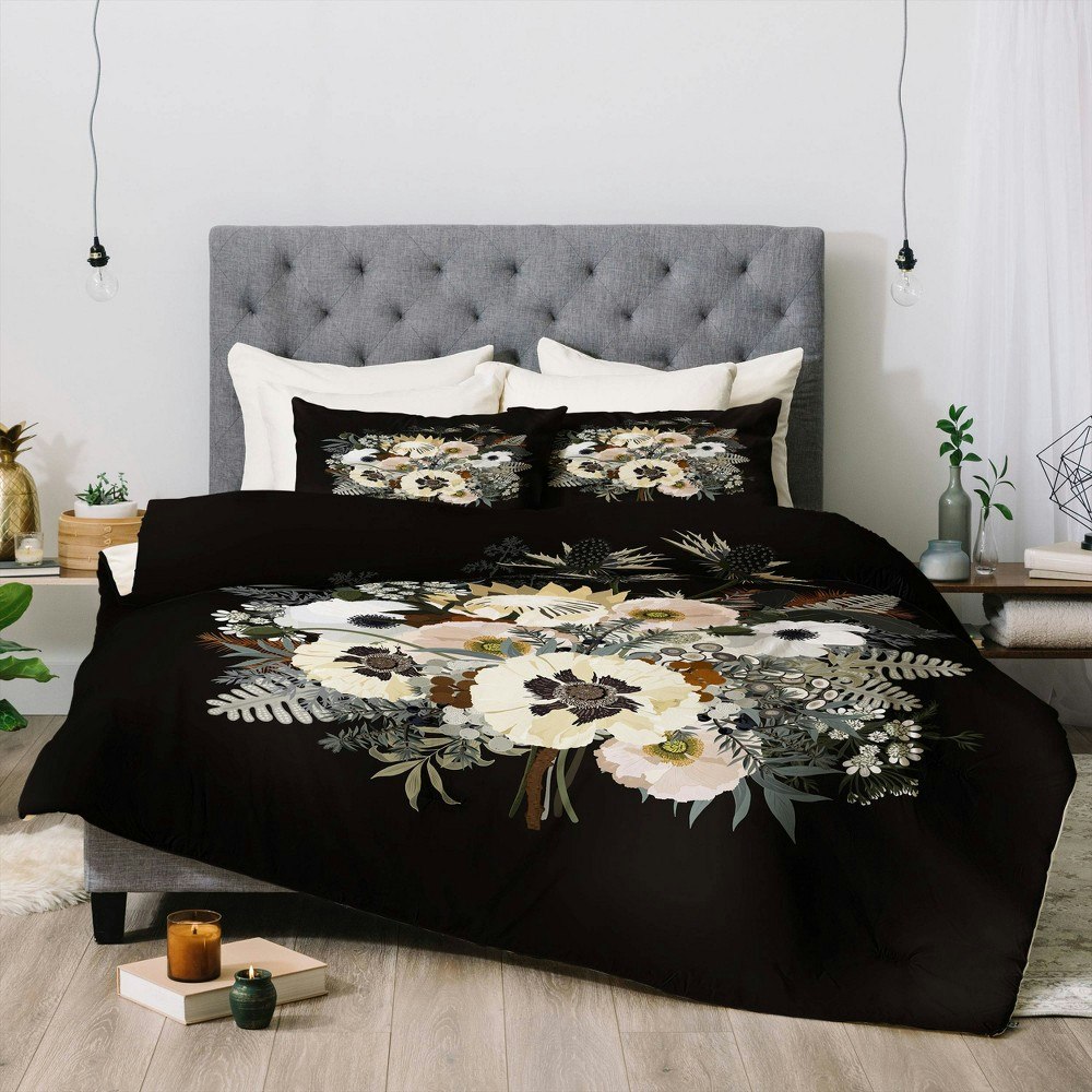 Deny Designs Twin Iveta Abolina Elsa Floral Comforter and Sham Set: $154.89