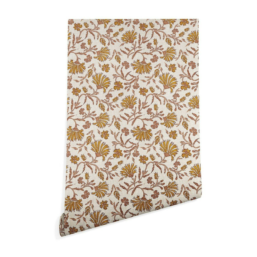 Deny Designs 2' x 10' Holli Zollinger Kalami Floral Peel & Stick Wallpaper: $208.99 Deny Designs 2' x 10' Holli Zollinger Kalami Floral Peel & Stick Wallpaper: $208.99