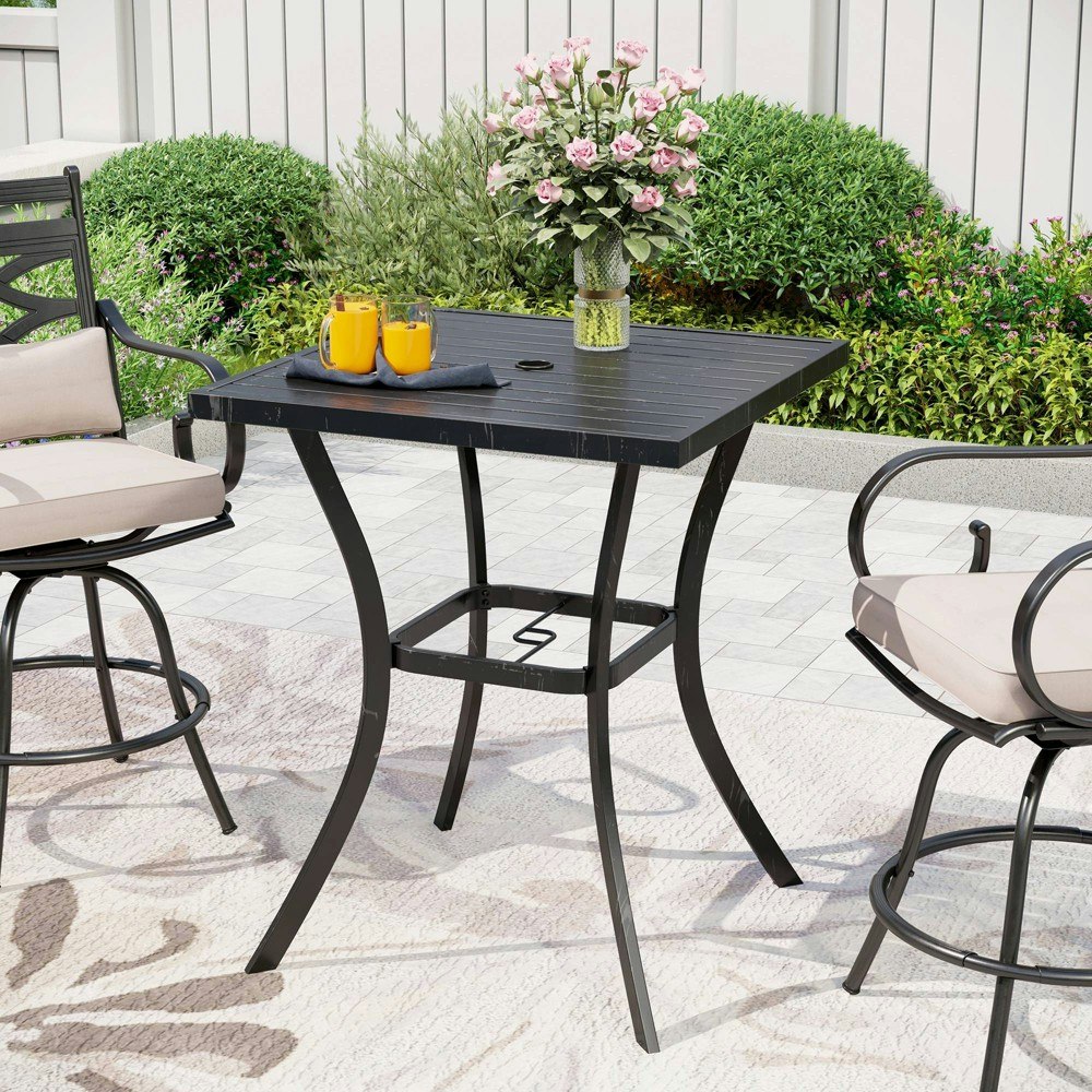 Captiva Designs 31-Inch Square Outdoor Bar Table: $139.99 Captiva Designs 31-Inch Square Outdoor Bar Table: $139.99