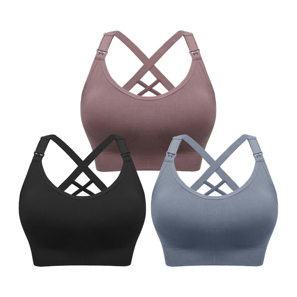 HBlife Seamless Nursing Sports Bra 3-Pack: $26.69 HBlife Seamless Nursing Sports Bra 3-Pack: $26.69