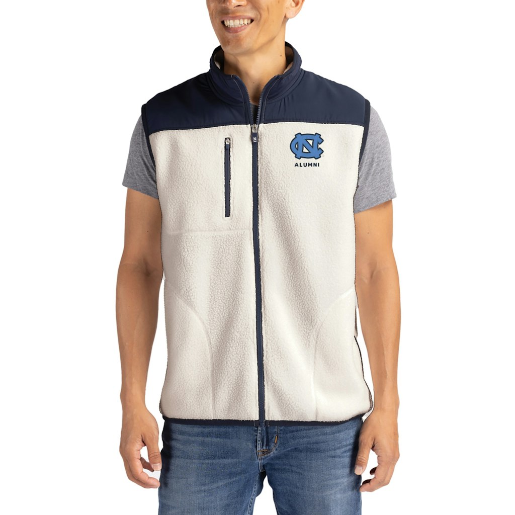 Cutter & Buck North Carolina Tar Heels Cascade Eco Fleece Full-Zip Vest: $129.99 Cutter & Buck North Carolina Tar Heels Cascade Eco Fleece Full-Zip Vest: $129.99