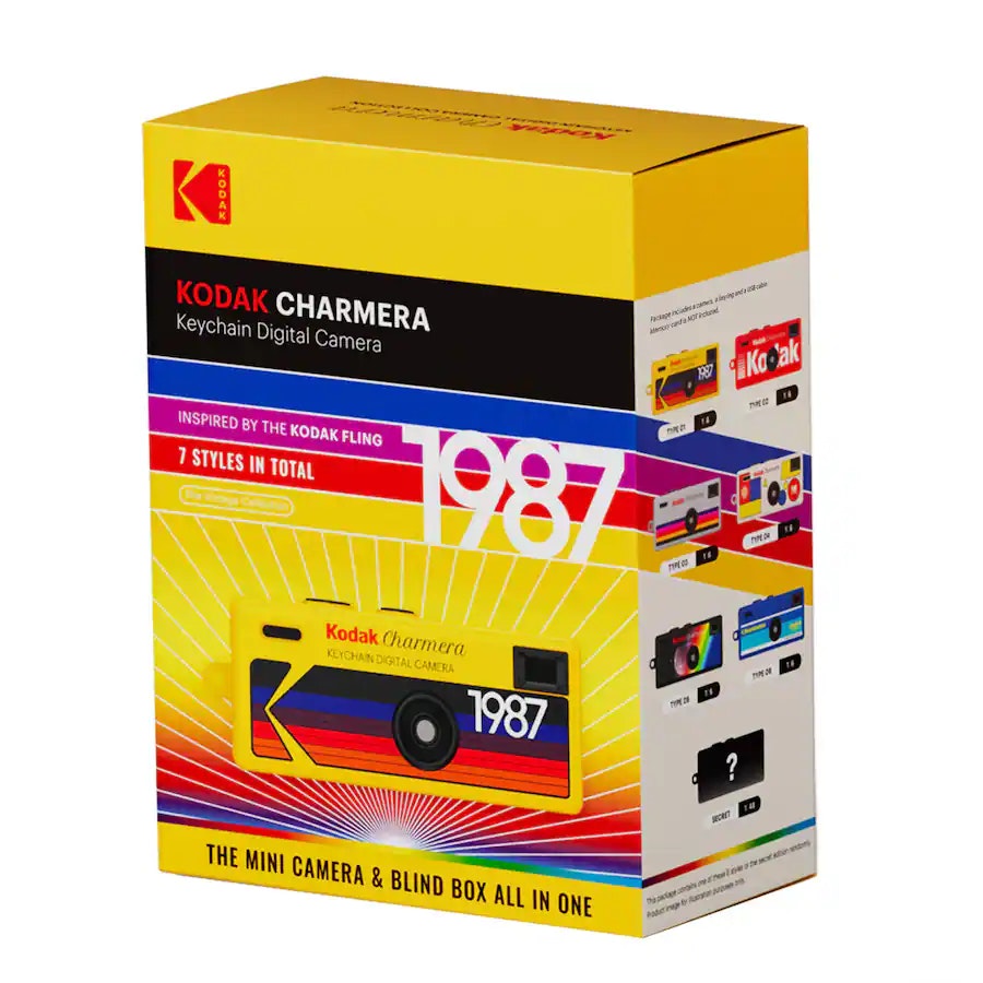 Kodak Charmera Key Chain Digital Camera (Random Style Blind Box): $33 Kodak Charmera Key Chain Digital Camera (Random Style Blind Box): $33